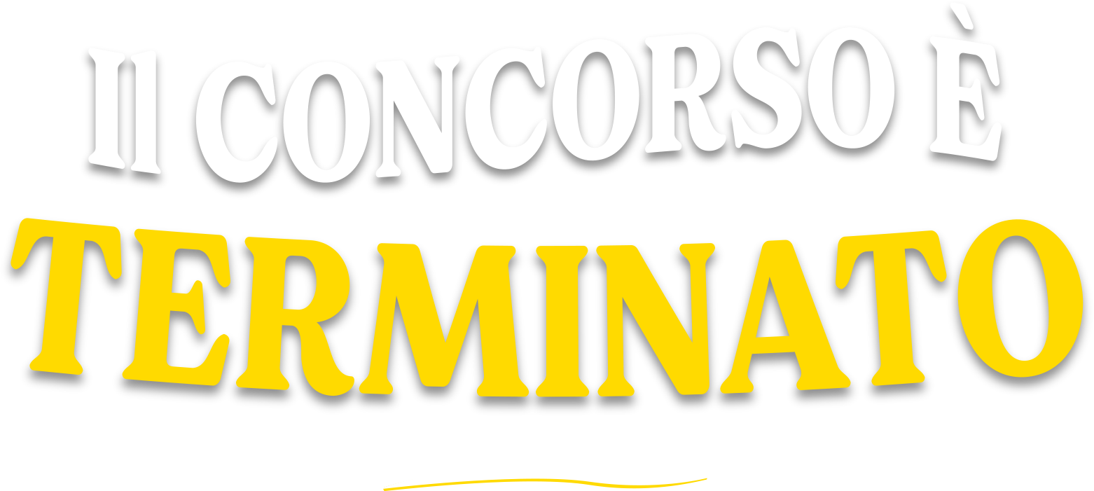 Il concorso è terminato il giorno